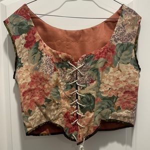 Renaissance Faire Corset Top size XL handmade
